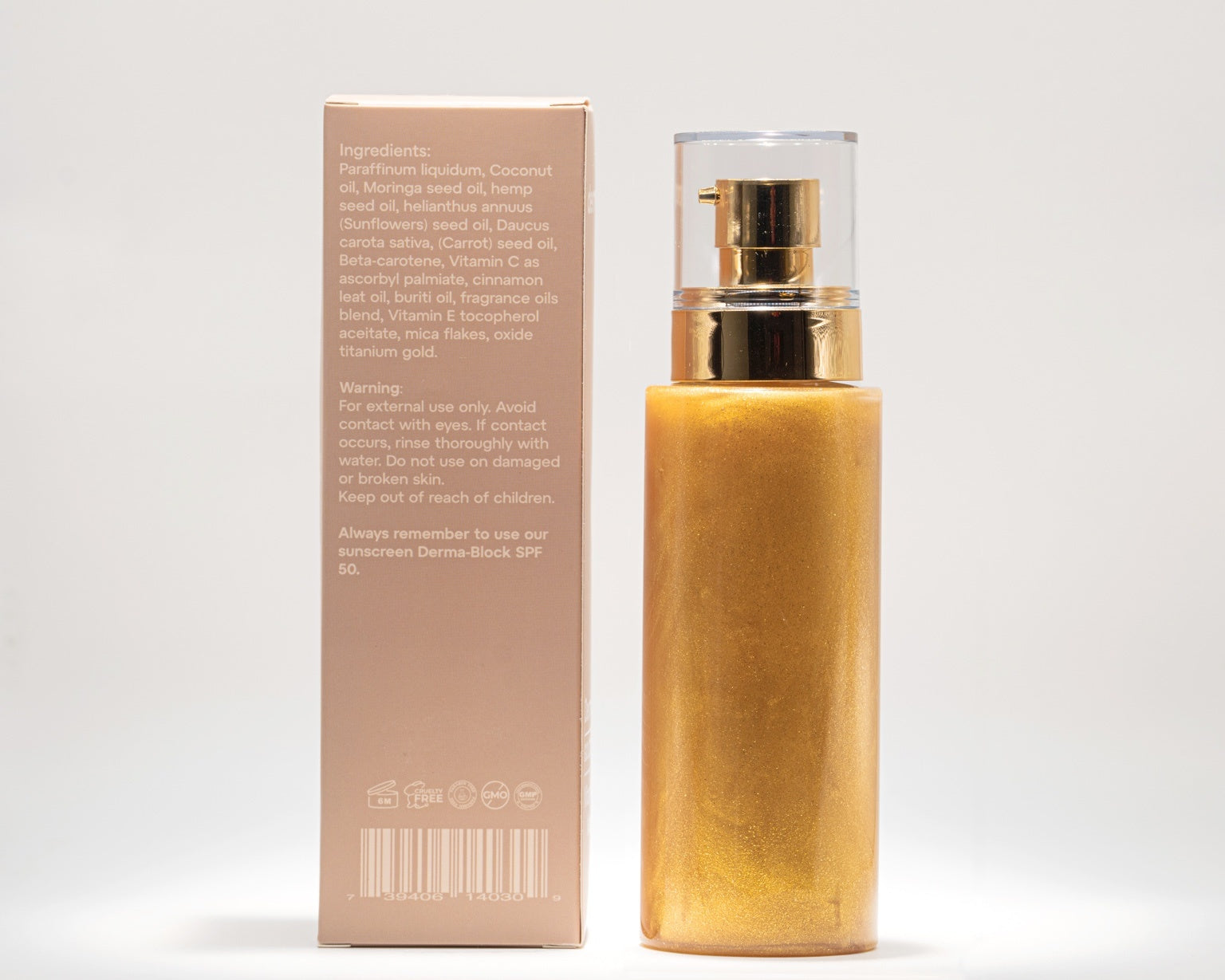 DERMA-TAN 24K (TANNING OIL)